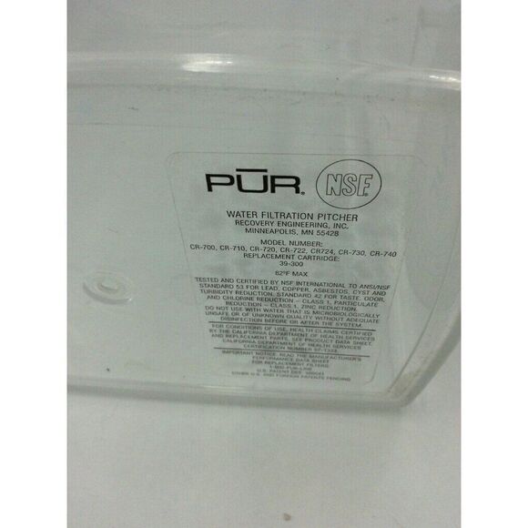 Pur Plus Water Filtration Pitcher Model CR-740 Replacement Filters 39-300 Lot 3 - Picture 12 of 12